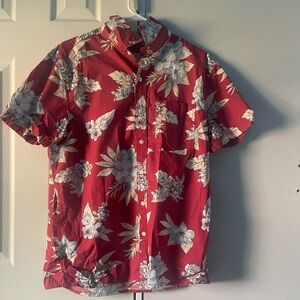 American Eagle Tropical Button-Up Poolside Shirt. Size Large. Great condition